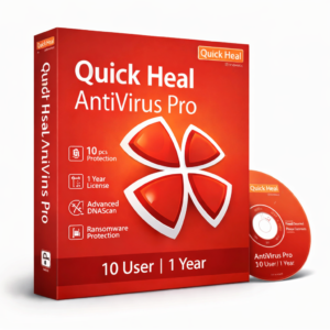 QUICK HEAL ANTIVIRUS PRO 10 USER 1 YEAR