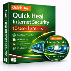 QUICK HEAL INTERNET SECURITY 10 USER 3 YEARS
