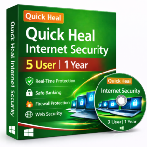 QUICK HEAL INTERNET SECURITY 5 USER 1 YEAR