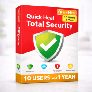 QUICK HEAL TOTAL SECURITY 10 USERS 1 YEAR