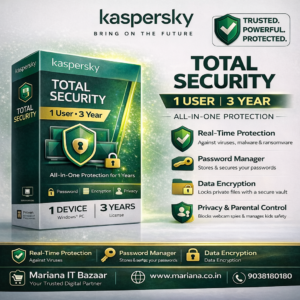 Kaspersky Total Security 1 User 3 Year