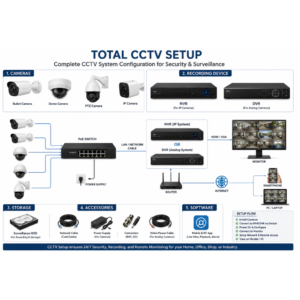 Custom CCTV Setup With 2 Years Warranty